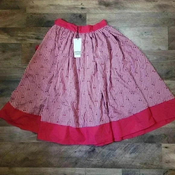 NWT Unique Vintage 2-Piece Cherry Romper & Skirt Set Size (2) XS - Picture 12 of 13
